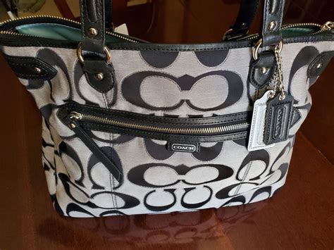 coach fabric handbag